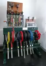 Eisenbahnmuseum Ljubljana, Regelstellwerk 5007 von Siemens&Halske, Juni 2016
