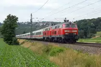 17.06.2018 Streckenabschnitt Uhingen 218 498 & 218 XXX  IC 2013 