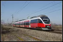 425 008 bei Nickelsdorf am 5.02.2019.