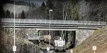 Die  Schwarze Brücke  war meist nicht abzulichten . 
Nach den entfernten Büschen jedoch geht's nun in voller Pracht. 
15.02.2019