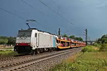 Am 22.07.2017 bespannte außerplanmäßig die Rpool/BLSC 186 251 den DGS 47008 nach Lahr (Schwarzw.), als sie bei Buggingen durchs Rheintal gen Freiburg (Breisgau) fuhr. Grund für die seltene Bespannung war, dass der DGS 47008 ca. 24 Stunden Verspätung hatte und die Planlok bereits mit dem DGS 47004 nach Lahr (Schwarzw:) fuhr.