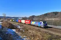 193 824 mit DGS 40679 am 15.02.2019 bei Sandbach. 