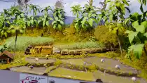 Die mehrfach prämierte H0e-Anlage  Pabrik Gula Jairuba  (Rohrzuckerfabrik) auf der  Internationalen Modellbahn- und Modellbau-Ausstellung 2018  in Straelen, 10.6.2018