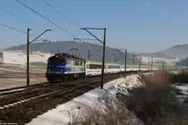 EP07-390 mit IC-IC1651 bei Sedzislaw am 20.01.2019 