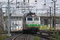 Am 26.07.2017 erreicht eine Sr1 den Bahnhof Helsinki Pasila mit dem IC 150 aus Jyvaskyla.