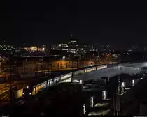 RAe TEE II 1053 am 15. Februar 2019 auf der Rückfahrt von der Veranstaltung  TEE meets Giruno  in Bussnang nach Olten auf der Kohlendreieckbrücke im Zürcher Vorbahnhof.