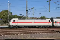 146 561-6 DB als IC 2445 (Linie 55) von Köln Hbf nach Dresden Hbf steht in Magdeburg Hbf auf Gleis 13 (Interimsbahnsteig).
[7.8.2018 | 10:03 Uhr]