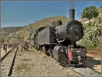 Eritrean Railways steamtrain special mit 442.56 in Shegerini in rund 2200m ü/M. (18.01.2019)
