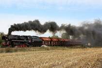 CSD 556 0506 (CD 90 54 5560 506-3) mit dem Pn 54783 (Vyhybna Nemanice II - Borsov nad Vltavou) am 22.September 2018 bei Borsov nad Vltavou.