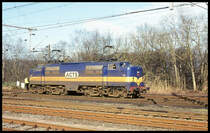 ACTS 1254 kommt hier aus den Niederlanden am 10.3.2002 im Grenzbahnhof Bad Bentheim an, um von dort einen Güterzug abzuholen.