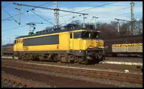 NS 1738 rangiert am 10.3.2002 im Grenzbahnhof Bad Bentheim.