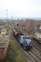 RTB Cargo V 151  Josy  mit Übergabe Düren - Jülich // Düren // 2. Januar 2015