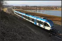 Wenns grün wird machts heuer sicher Spaß. 
GTW 08 in Bergla am 21.02.2019