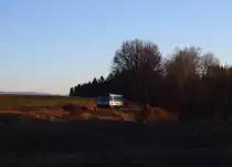Bei letzem Sonnenlicht am 15.2.19 konnte der OS 27214 auf dem Weg von Cheb nach Luby eingefangen werden. Bild entstand kurz vor Velky Luh