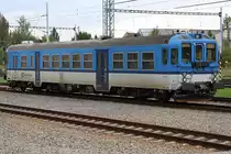 CD 842 012-7 am 23.September 2018 im Bahnhof Ceske Velenice.