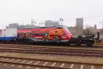 Heicon Service 80 80 99 24 001-8 D-WSG Uaikks, am 22.02.2019 in Dresden Hbf.