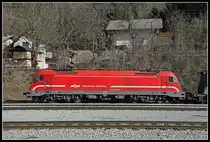 Seitenansicht der 541-020 in Borovnica am 14.02.2019.