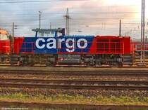 SBB Cargo Am 842 102-6 am 29.12.03 in Basel Bad Bf sie wirt in Schaffhausen f�r die Hochrheinstrecke zwischen Lauchringen und Gottmadingen eingesetzt