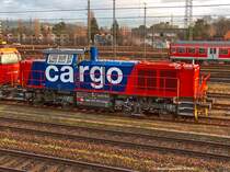 SBB Cargo Am 842 102-6 am 29.12.03 in Basel Bad Bf sie wirt in Schaffhausen f�r die Hochrheinstrecke zwischen Lauchringen und Gottmadingen eingesetzt