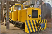 Eritrean Railways. Aus Italien wurden etliche dieser revidierten Dieselloks angeliefert, die jetzt den Platz im Dieseldepot versperren. Einsatzzeitpunkt und Ort sind unbekannt. (18.01.2019)