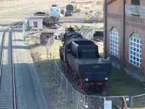 DR 52 8075 (90 80 5280 075-6 D-LDK) am 08.03.2019 in den Geraer Eisenbahnwelten.