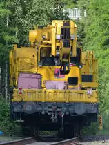Ein Kranwagen Krupp Ardelt 166 75t der Gleisbaufirma J. Hubert (Hattingen, Mai 2017)