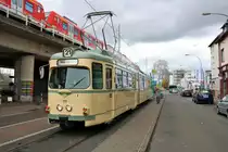 VGF Düwag O Wagen 111 am 16.03.19 bei einer Sonderfahrt in Frankfurt West