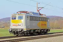 Schweerbau 140 797-2 Solo am 21.03.2019 nördlich von Salzderhelden am Bü 75,1 in Richtung Göttingern