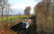 HLB VT 301 // Aufgenommen zwischen Wiesbaden-Igstadt und Auringen-Medenbach. // 28. November 2017
