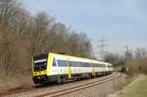 612 108-0, 612 019-9 und 612 128-8 als IRE 3255/IRE22481 (Stuttgart Hbf-Aulendorf/Rottenburg(Neckar)) bei Großbettlingen 22.3.18