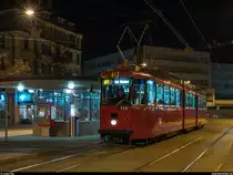 BERNMOBIL historique an der Museumsnacht Bern am 22. März 2019. Im Viertelstundentakt pendelten drei historische Tramzüge zwischen Bahnhof und Guisanplatz.<br>
Be 8/8 719 im Breitenrain.