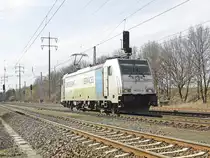 RTB CARGO GmbH mit der Rpool  186 421-4  [NVR-Number: 91 80 6186 421-4 D-Rpool] am 24. März 2019 in Diedersdorf.
