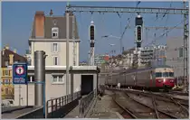 Der SBB Historic TEE RAe 1053 erreicht Lausanne.
31. März 2019