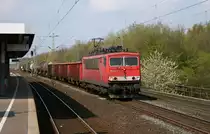 DB Cargo 155 116 mit EK 54533 Düsseldorf-Reisholz - Gremberg. // Köln-Stammheim // 13. April 2012