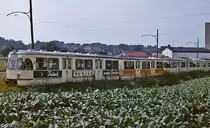 1970 kaufte Stern & Hafferl mehrere Triebwagen von der Köln-Frechen-Benzelrather Eisenbahn, die für den Einsatz auf der Linzer Lokalbahn vorgesehen waren. Im Juli 1973 präsentierten sie sich auf einem Abstellgleis in Vorchdorf-Eggenberg noch im Kölner Outfit, im Vordergrund der KFBE-Steuerwagen 2290, der später als ES 22236 bei der LILO eingesetzt wurde. 