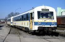 Der WEG VT 622 war am 27.2.2003 zu Gast bei der TWE im BW Lengerich Hohne.