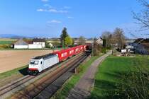 186 148 mit DGS 40646 am 07.04.2019 bei Stephansposching. 