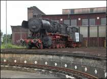 Tag der offenen T�r im BW Bismarck:Die 50 2404 von der Drehscheibe aus gesehen.   16.06.2007
