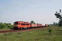 M41 2188 mit einem kurzen G�terzug vor Kemenespalfa (23.05.2007)