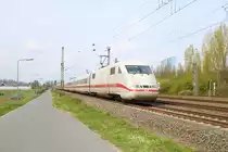 DB Fernverkehr ICE1 (401 xxx) am 13.04.19 in Frankfurt am Main Oberrad