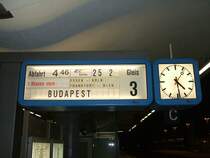 Zugzielanzeiger Bochum Hbf. Gleis 3