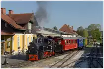 Saisonbeginn 2019 auf der Stainzer Bahn am Ostersonntag 22.4.2019. Aufnahme bei der Einfahrt in Stainz.
