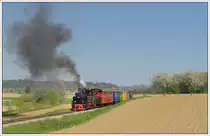 Saisonbeginn 2019 auf der Stainzer Bahn am Ostersonntag 22.4.2019. Aufnahme kurz vor Herbersdorf.
