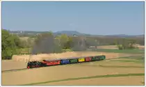 Saisonbeginn 2019 auf der Stainzer Bahn am Ostersonntag 22.4.2019. Aufnahme kurz vor Kraubath.