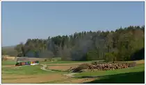Saisonbeginn 2019 auf der Stainzer Bahn am Ostersonntag 22.4.2019. Aufnahme kurz vor Kraubath.