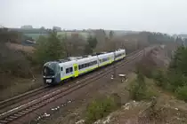 440 415 als ag 84334 von Regensburg Hbf nach Neumarkt (Oberpf) bei Laaber, 22.11.2018