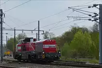 CFL Diesellok DE18 304 aufgenommen beim Umsetzen im Bahnhofsbereich von Ettelbr�ck. 24.04.2019  (Hans)