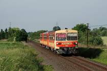 Bzmot 189 mit dem 39213 vor Zalaszentivan (23.05.2007)