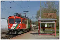 ET 2 als R 8603 von Feldbach kommend, am 22.4.2019 bei der Ankunft am Zielbahnhof. 