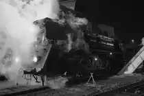 Die Dampflokomotive 01 1519-6 Anfang April 2017 im Eisenbahnmuseum Dresden.